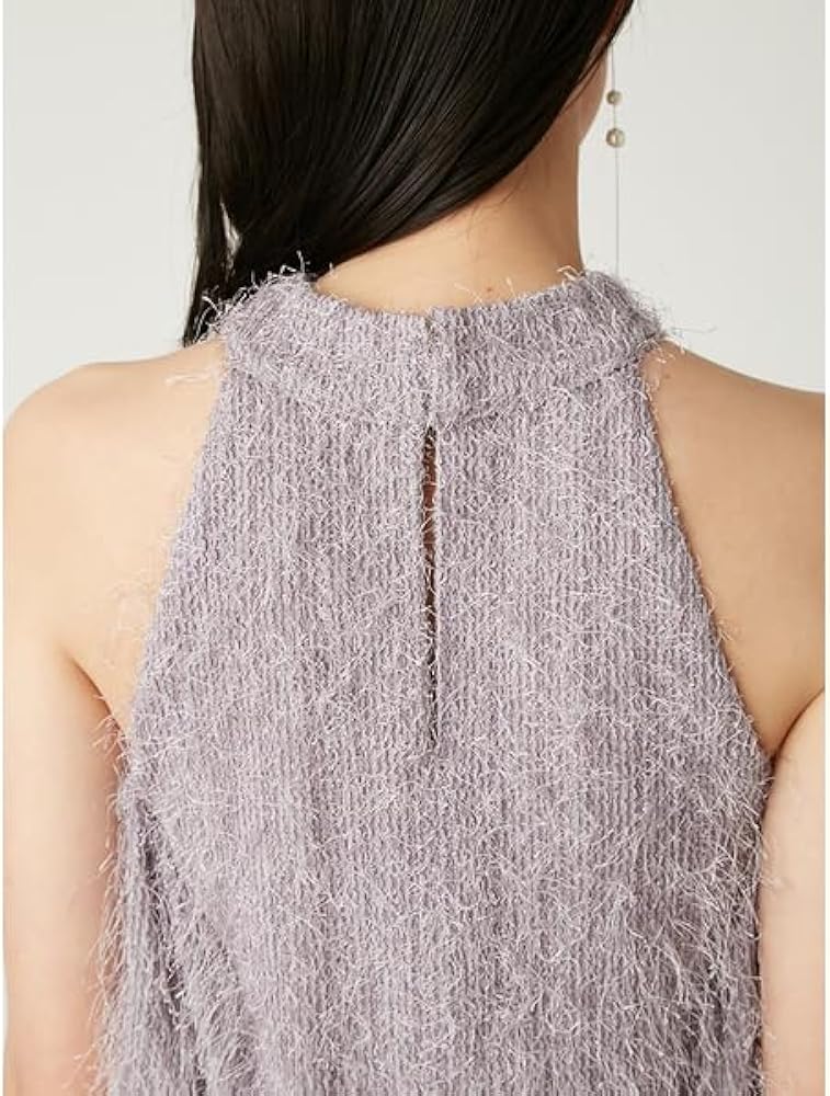 Amazon.co.jp: フリンジジャガードホルタートップス FWFB252116GRYF